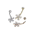 Piercing Nombril BREA en Acier et Zirconium