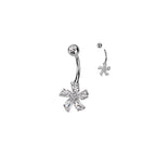 Piercing Nombril BREA en Acier et Zirconium