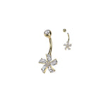 Piercing Nombril BREA en Acier et Zirconium
