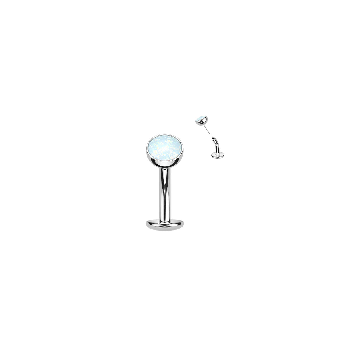 Piercing Nombril BRENDA en Titane et Opale