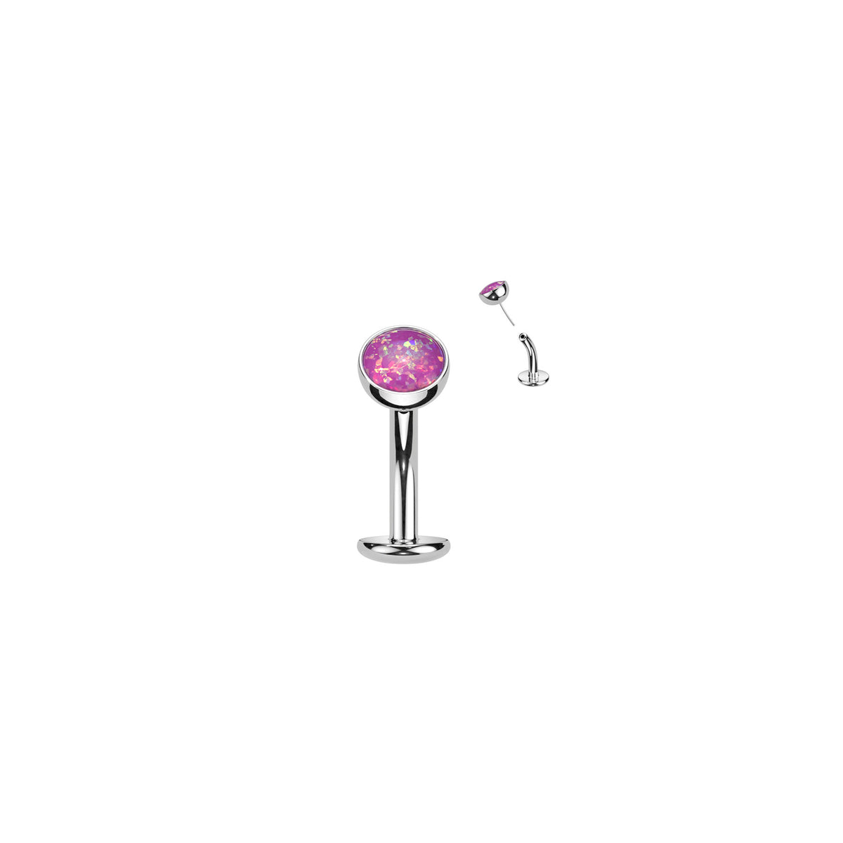 Piercing Nombril BRENDA en Titane et Opale