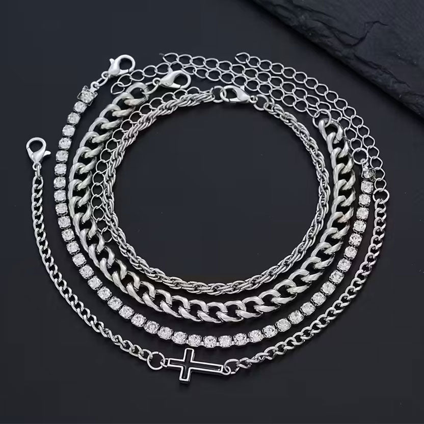 Set de Bracelets LUCAS en Acier