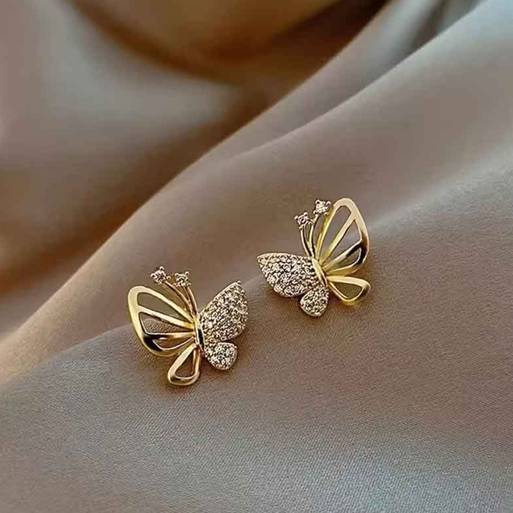 Boucles d'oreilles BUTTERFLY