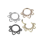 Piercing CALEA Anneau de Nez en Titane et Zircons