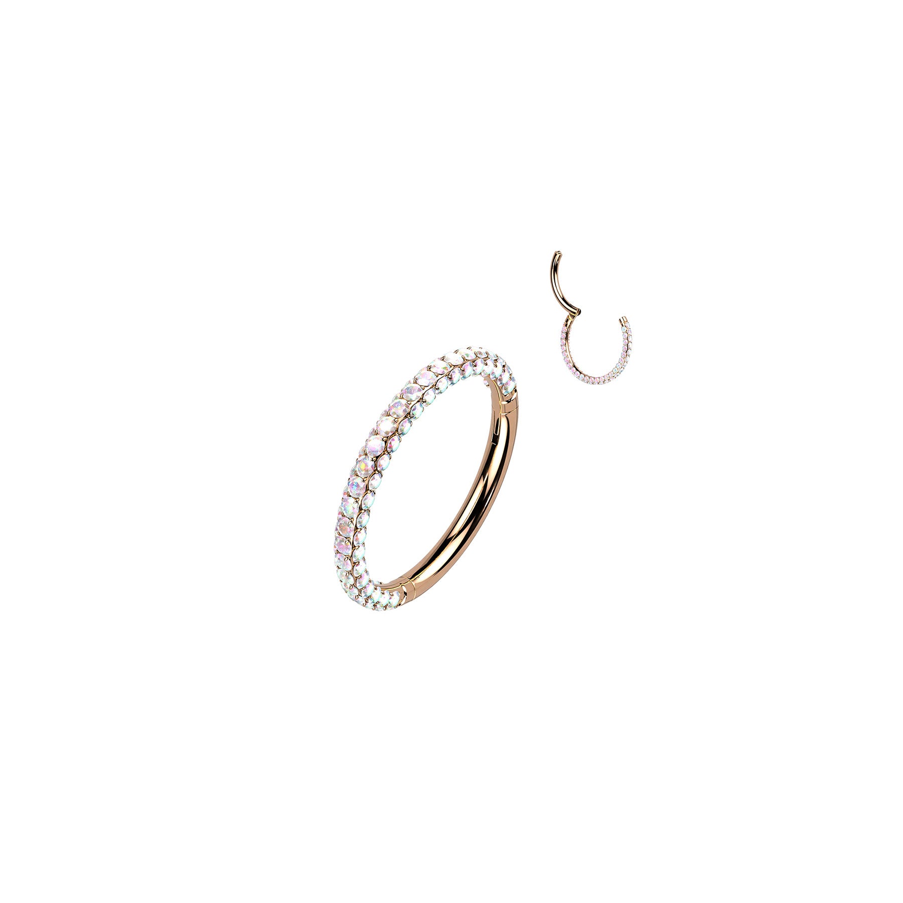 Piercing Oreille ou Nez CASSANDRA en Titane et Zirconium