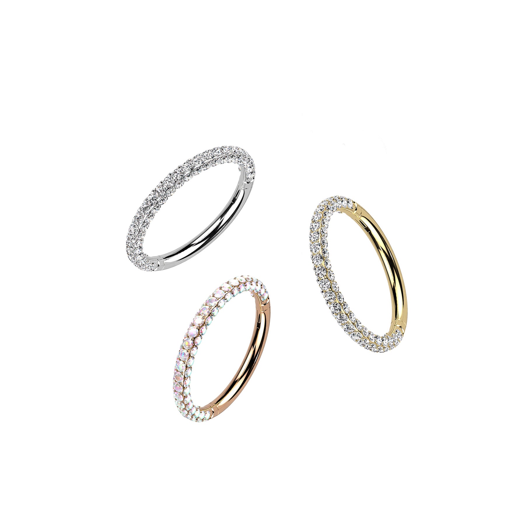 Piercing Oreille ou Nez CASSANDRA en Titane et Zirconium