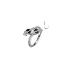 Piercing Oreille CHAIMA en Titane et Zirconium