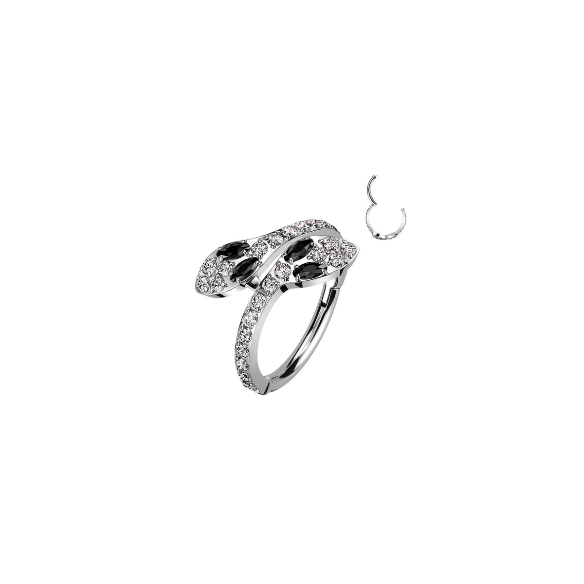 Piercing Oreille CHAIMA en Titane et Zirconium