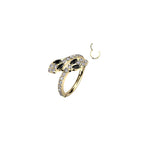Piercing Oreille CHAIMA en Titane et Zirconium