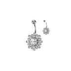 Piercing Nombril CHAVA en Acier et Zirconium