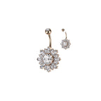 Piercing Nombril CHAVA en Acier et Zirconium