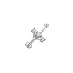 Piercing Labret CLEOMA en Titane et Zirconium