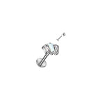 Piercing Labret CRESTA en Titane et Zirconium