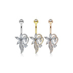 Piercing Nombril CAMILA en Acier et Zirconium