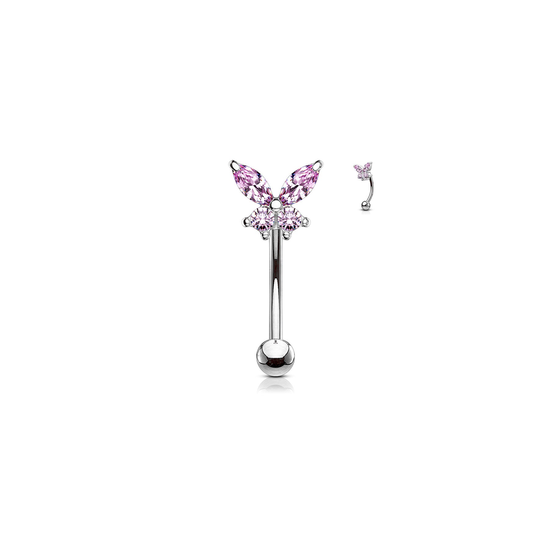 Piercing Arcade & Nombril CHANA en Acier et Zirconium