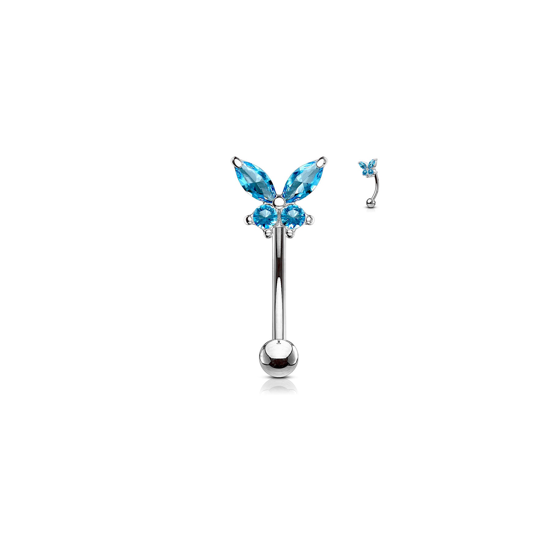 Piercing Arcade & Nombril CHANA en Acier et Zirconium