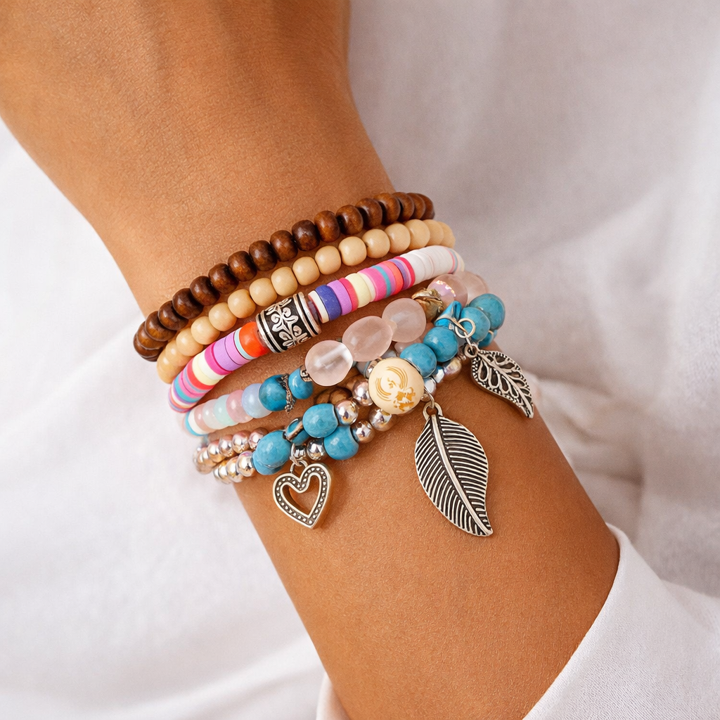 Set de 6 Bracelets CALIFORNIA