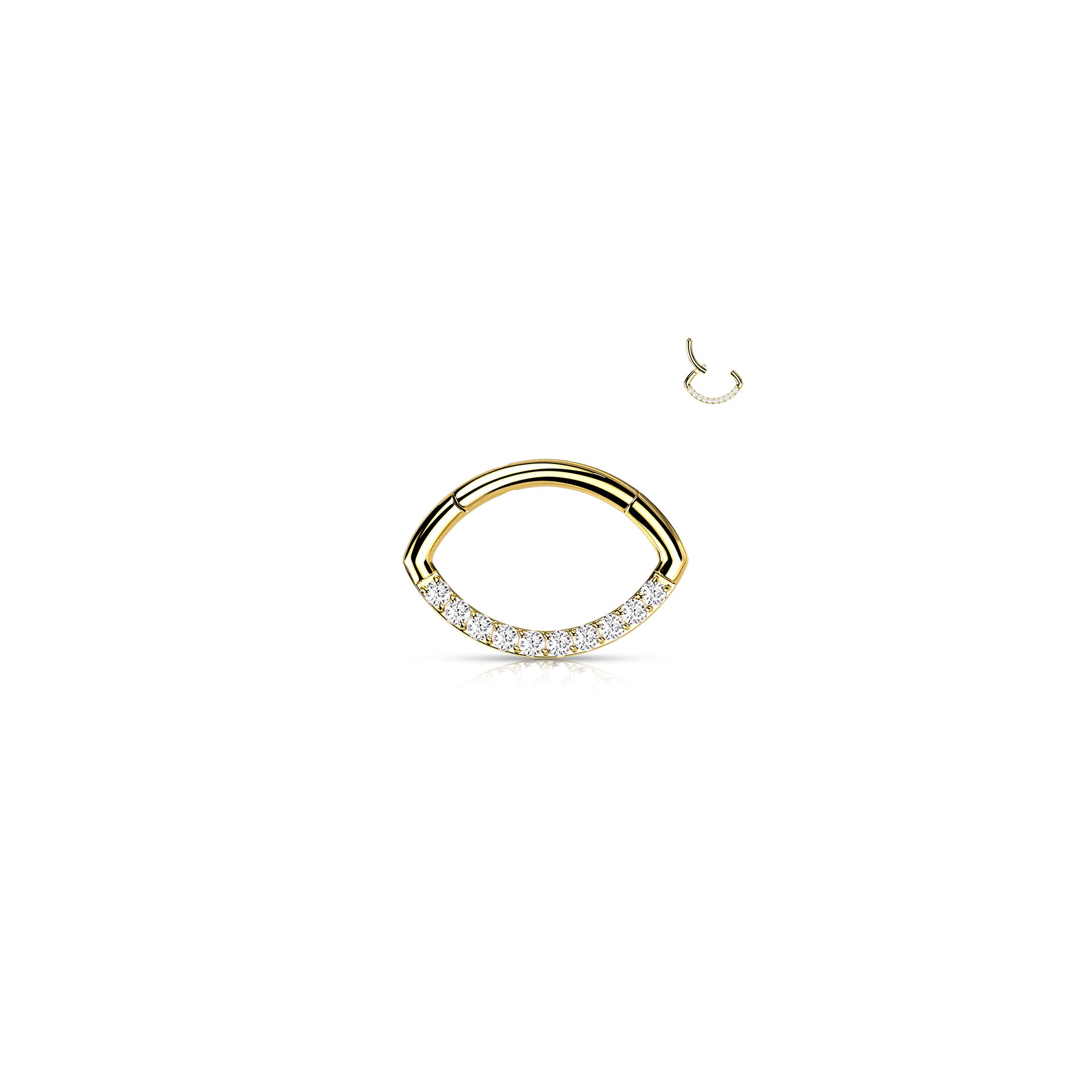 Piercing Oreille / Nez DAMYA en Titane et Zirconium