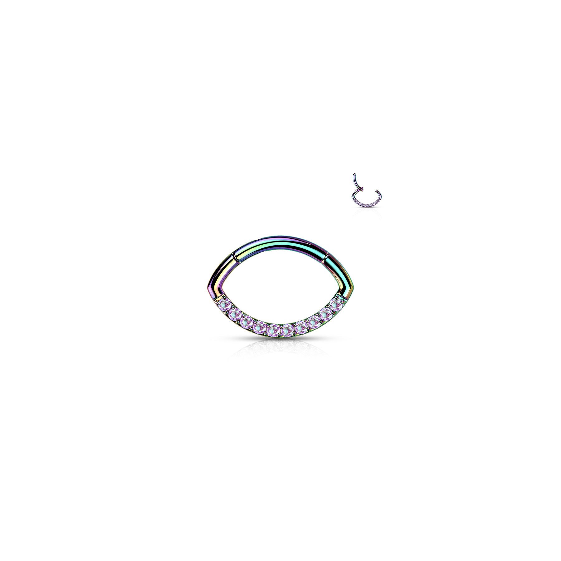 Piercing Oreille / Nez DAMYA en Titane et Zirconium