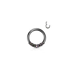 Piercing Oreille DAYANA en Acier et Zirconium