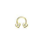 Piercing Oreille ELDA en Acier et Oxyde de Zirconium