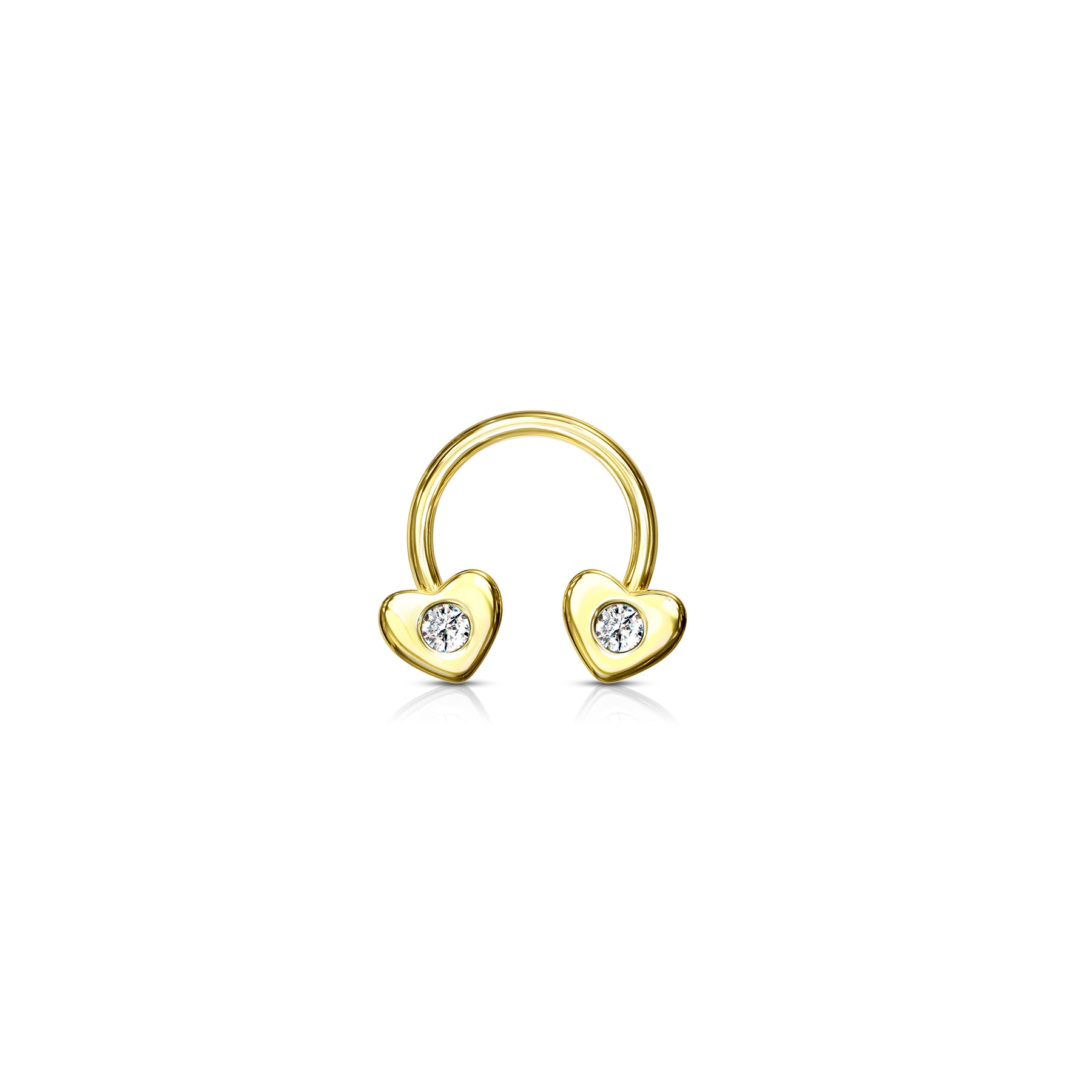 Piercing Oreille ELDA en Acier et Oxyde de Zirconium