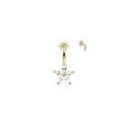 Piercing Nombril ENORA en Acier et Zirconium