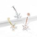 Piercing Nombril ENORA en Acier et Zirconium