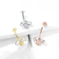 Piercing Nombril ESLA en Acier et Zirconium