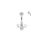 Piercing Nombril ESLA en Acier et Zirconium