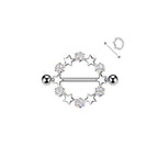 Piercing Téton ELINA en Acier et Zirconium