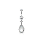 Piercing Nombril GEENA en Acier et Zirconium