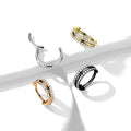 Piercing Oreille GINA en Titane et Oxydes de Zirconium