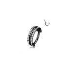 Piercing Oreille GINA en Titane et Oxydes de Zirconium