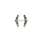 Piercing Téton GLENNA en Acier et Cristal