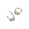 Piercing Nez GRECIA en Acier et Zirconium