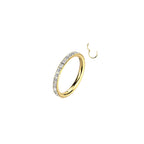 Piercing Oreille ou Nez GIULIA en Titane et Zirconium
