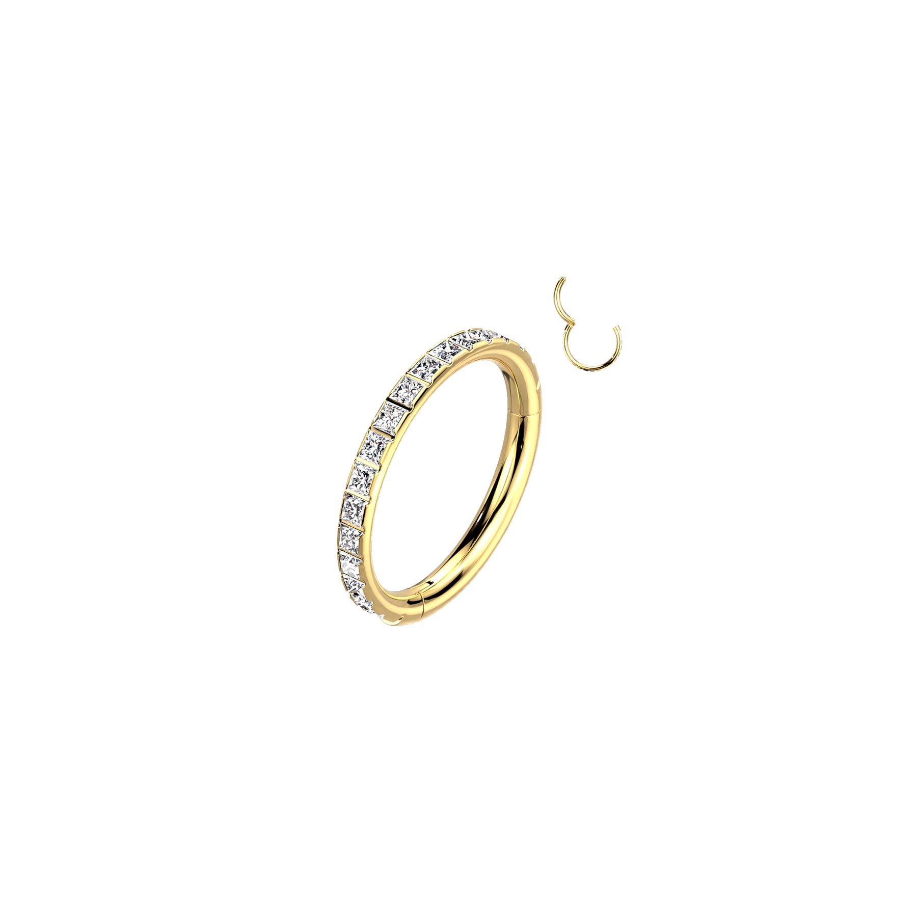Piercing Oreille ou Nez GIULIA en Titane et Zirconium