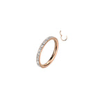 Piercing Oreille ou Nez GIULIA en Titane et Zirconium
