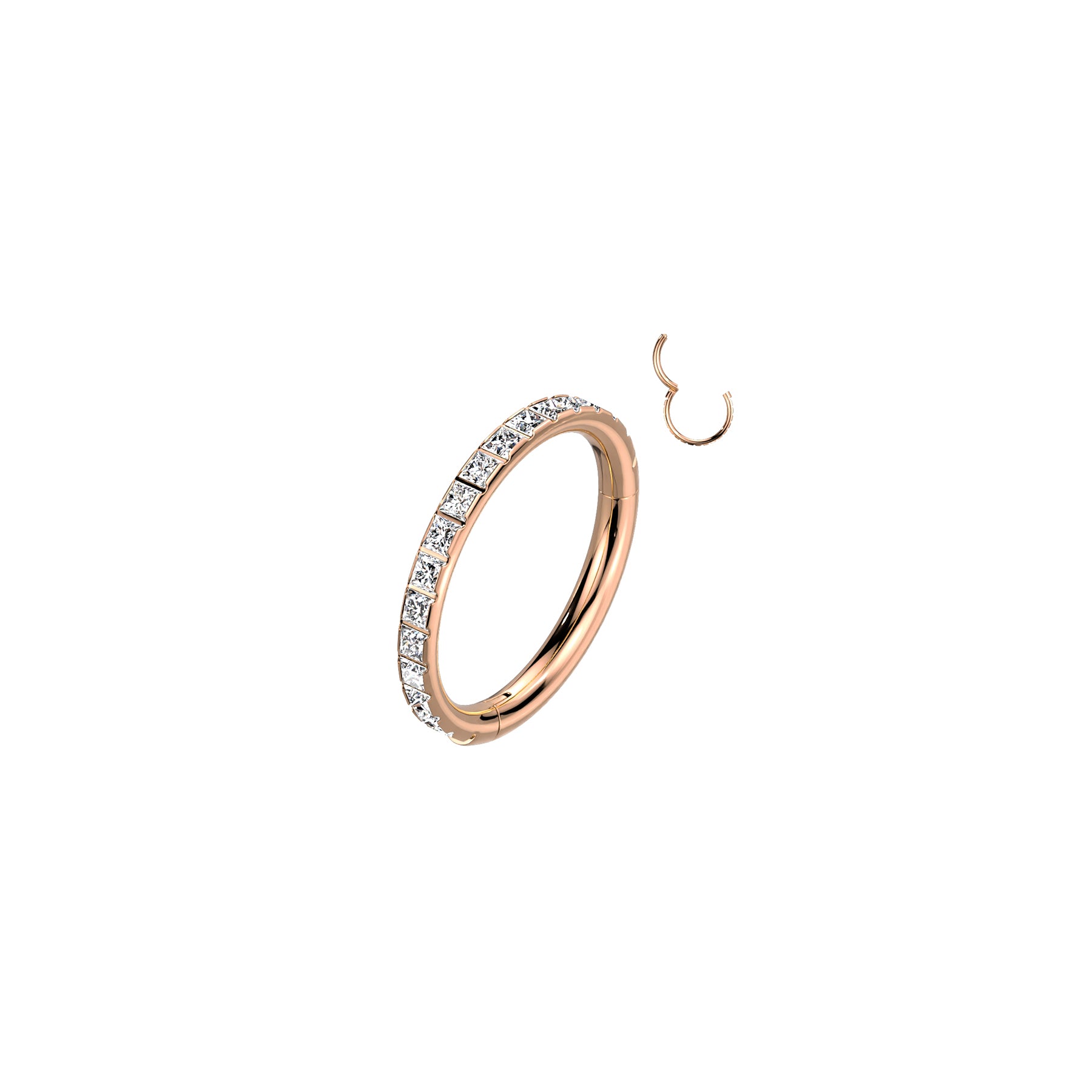 Piercing Oreille ou Nez GIULIA en Titane et Zirconium