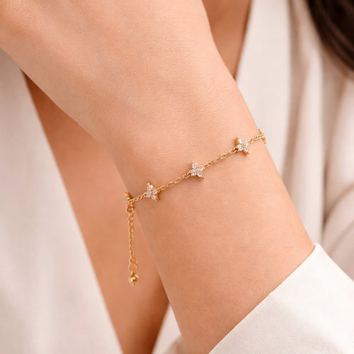 Bracelet GOLDEN BLOSSOM en Acier