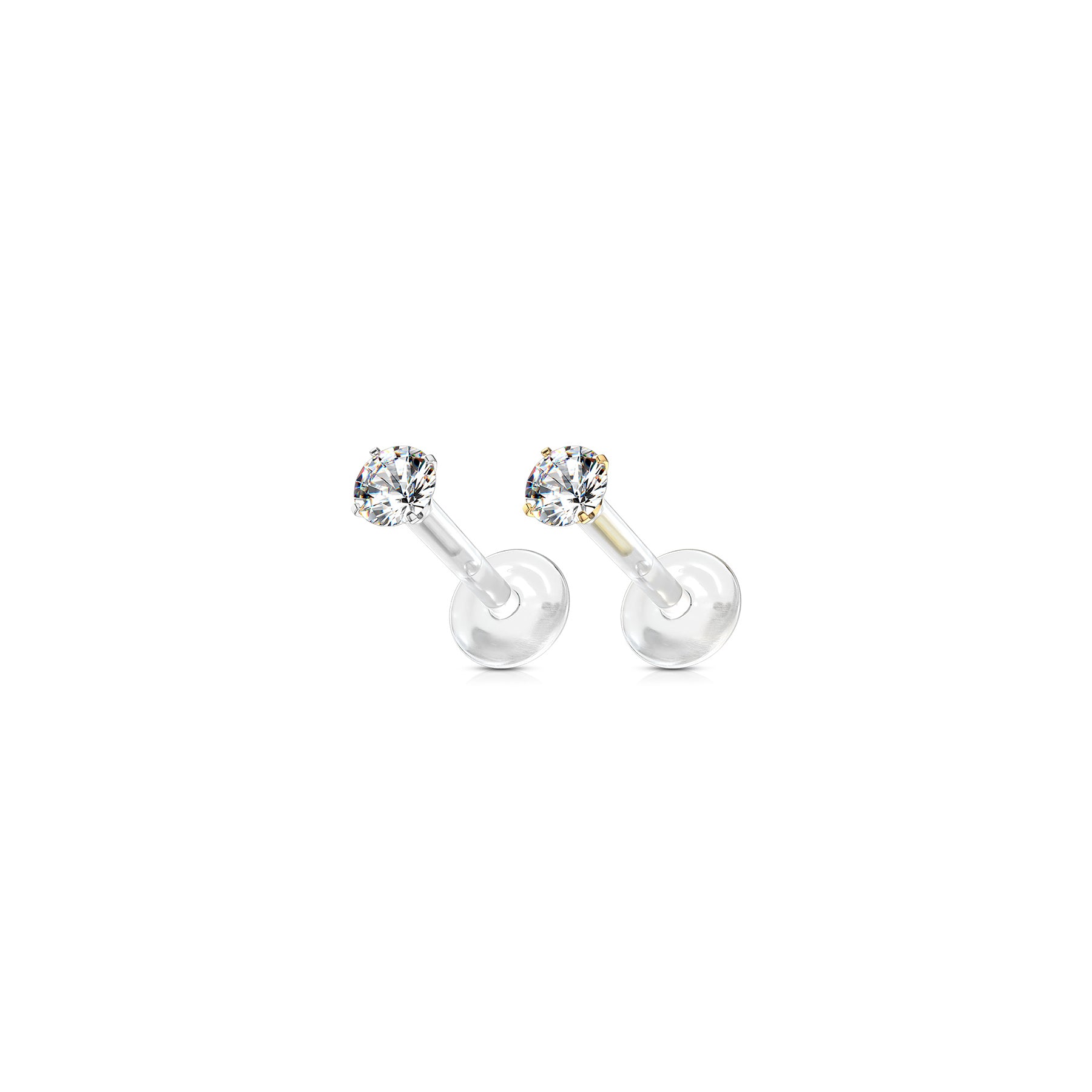 Piercing Labret HAWA en Acier et Bio Flex
