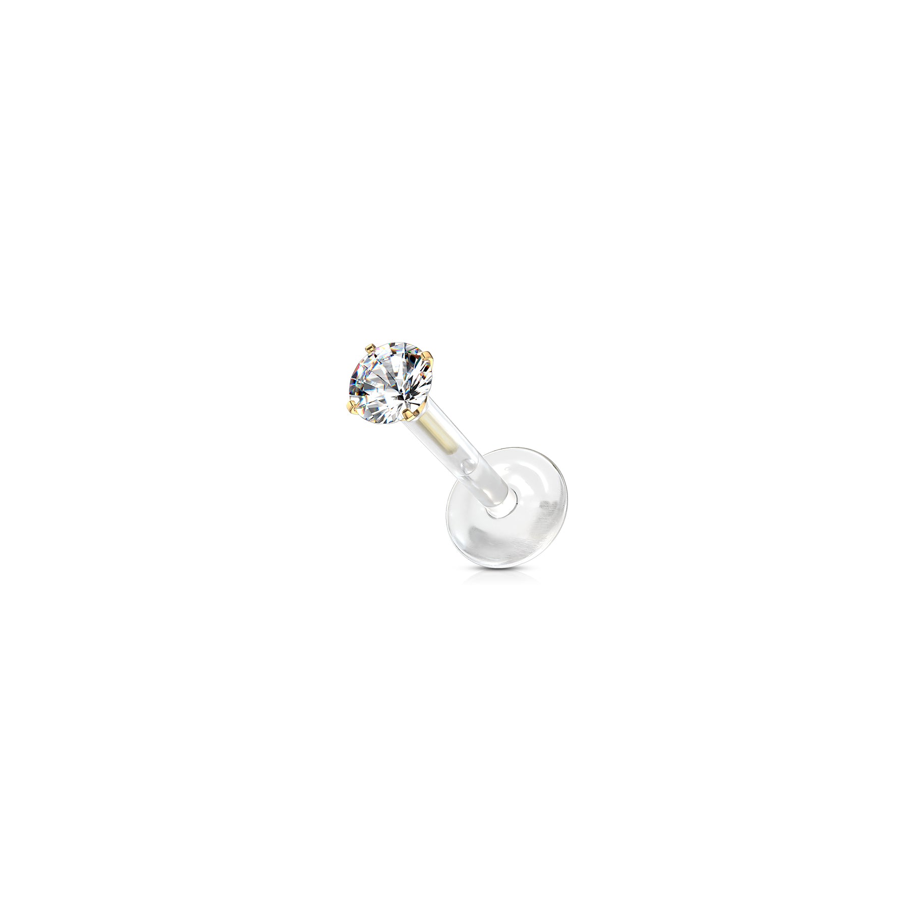 Piercing Labret HAWA en Acier et Bio Flex