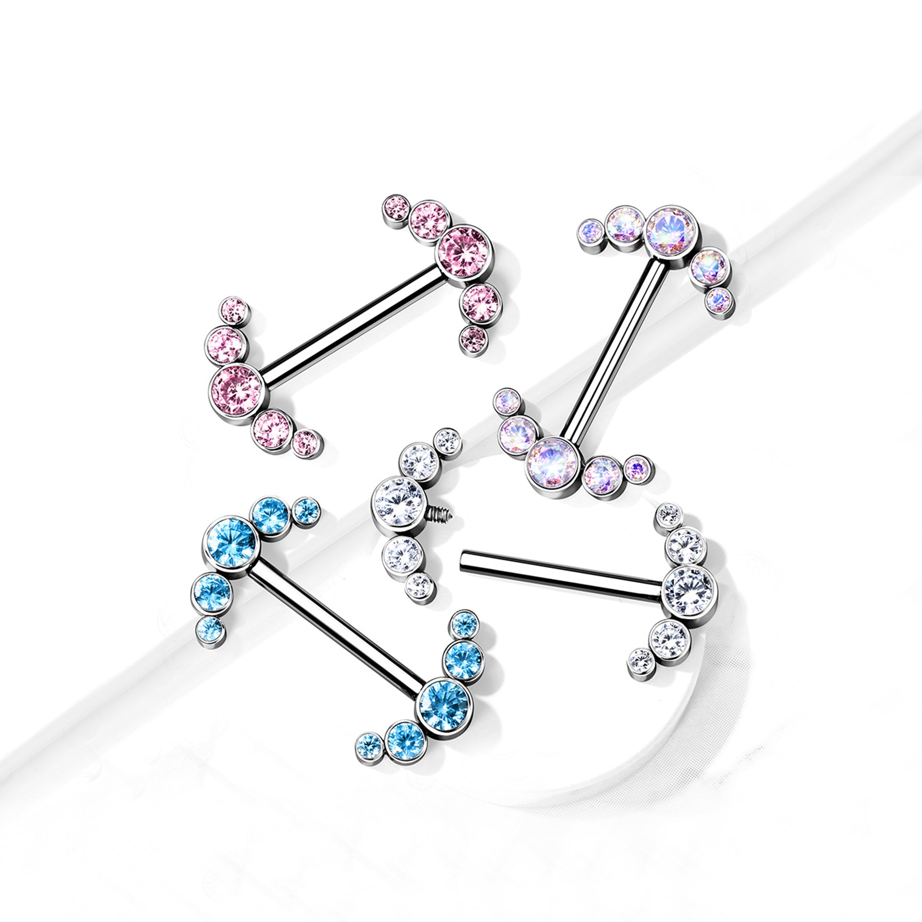 Piercing Téton HEDAYA en Titane et Zirconium
