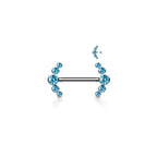 Piercing Téton HEDAYA en Titane et Zirconium
