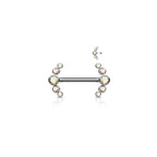 Piercing Téton HEDAYA en Titane et Zirconium