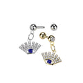 Piercing Oreille HEIMATA en Acier et Zirconium