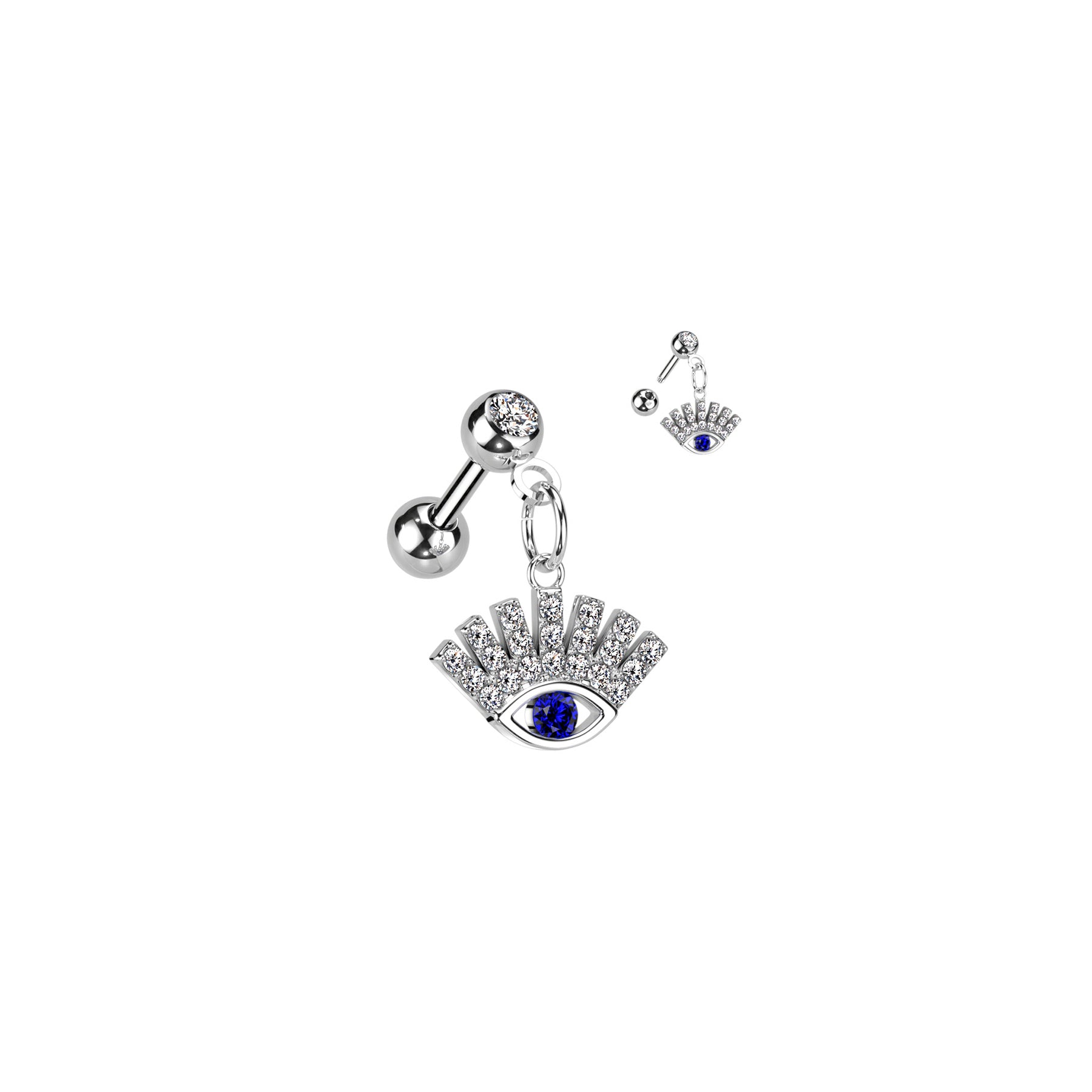Piercing Oreille HEIMATA en Acier et Zirconium