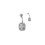 Piercing Nombril HOURIA en Acier et Zirconium