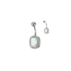 Piercing Nombril HOURIA en Acier et Zirconium